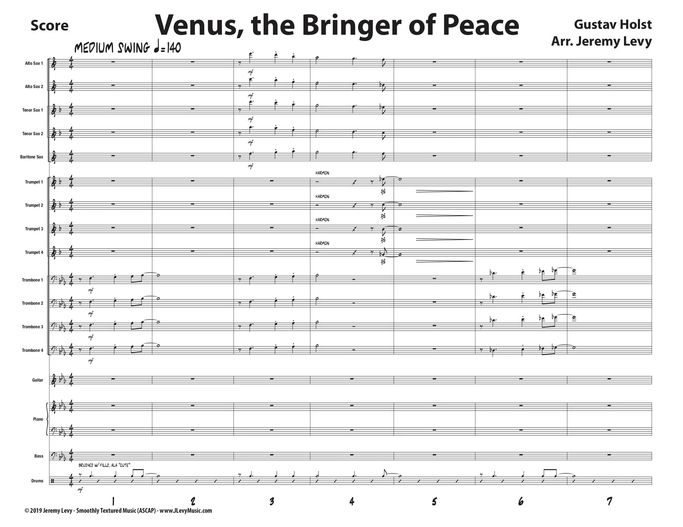 Uranus, the Magician - Sheet Music — Jeremy Levy - Composer